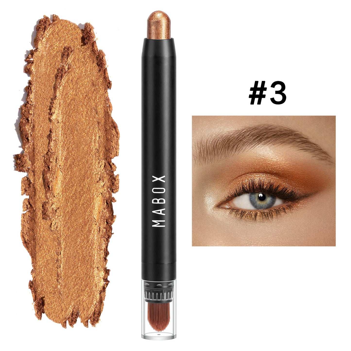 Waterproof Eye Shadow Stick Eye Makeup Color Pearlescent Pen