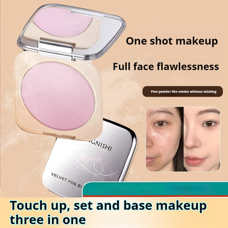 Natural And Clear Dry Makeup Fixed Makeup Non-pull Dry Long-lasting Repair Large Capacity Powder