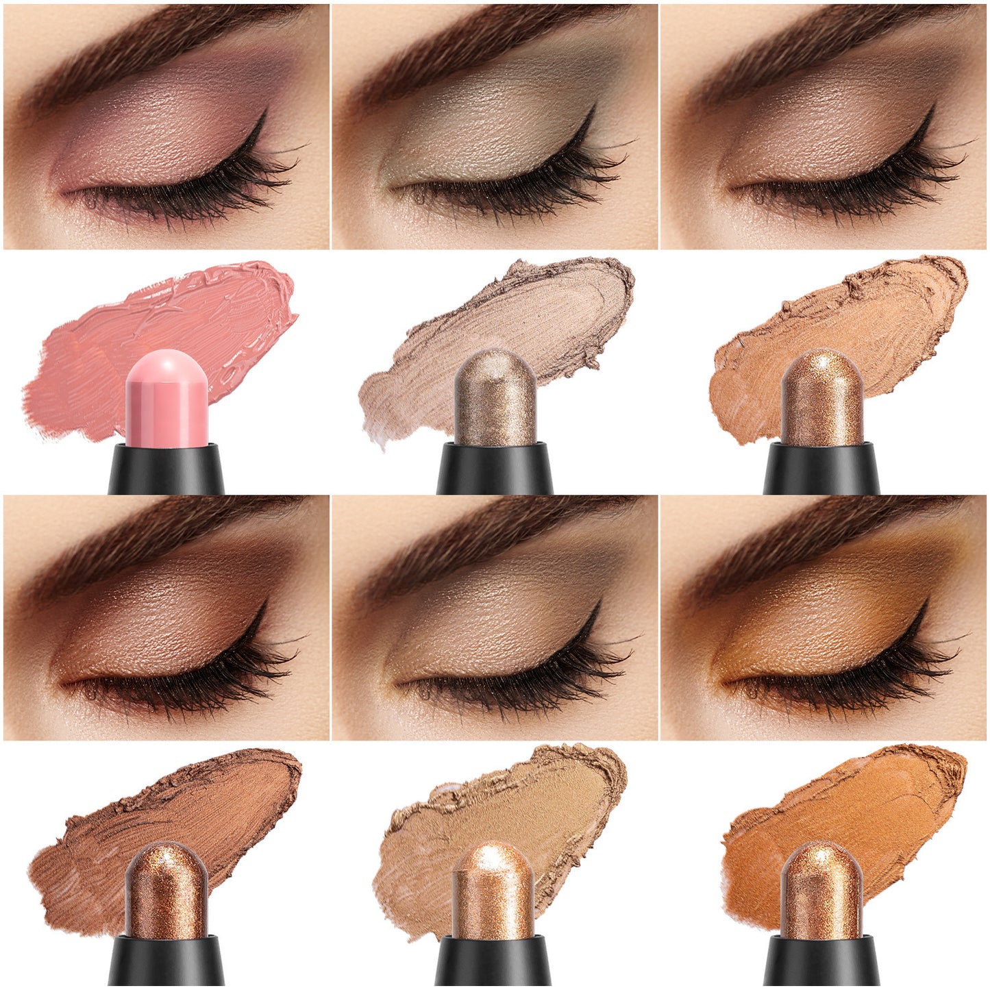 Waterproof Eye Shadow Stick Eye Makeup Color Pearlescent Pen