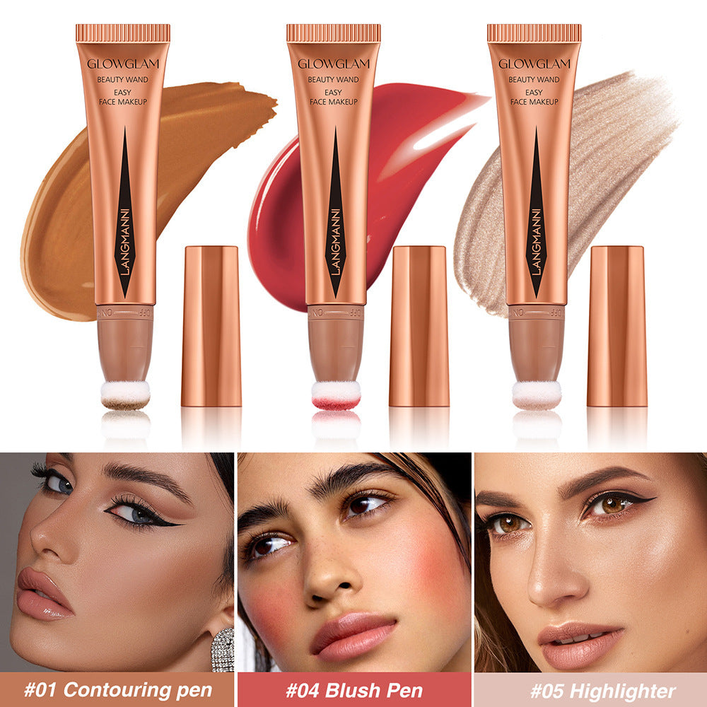 Air Cushion Repair Blush Highlight Combination Multi-color Makeup