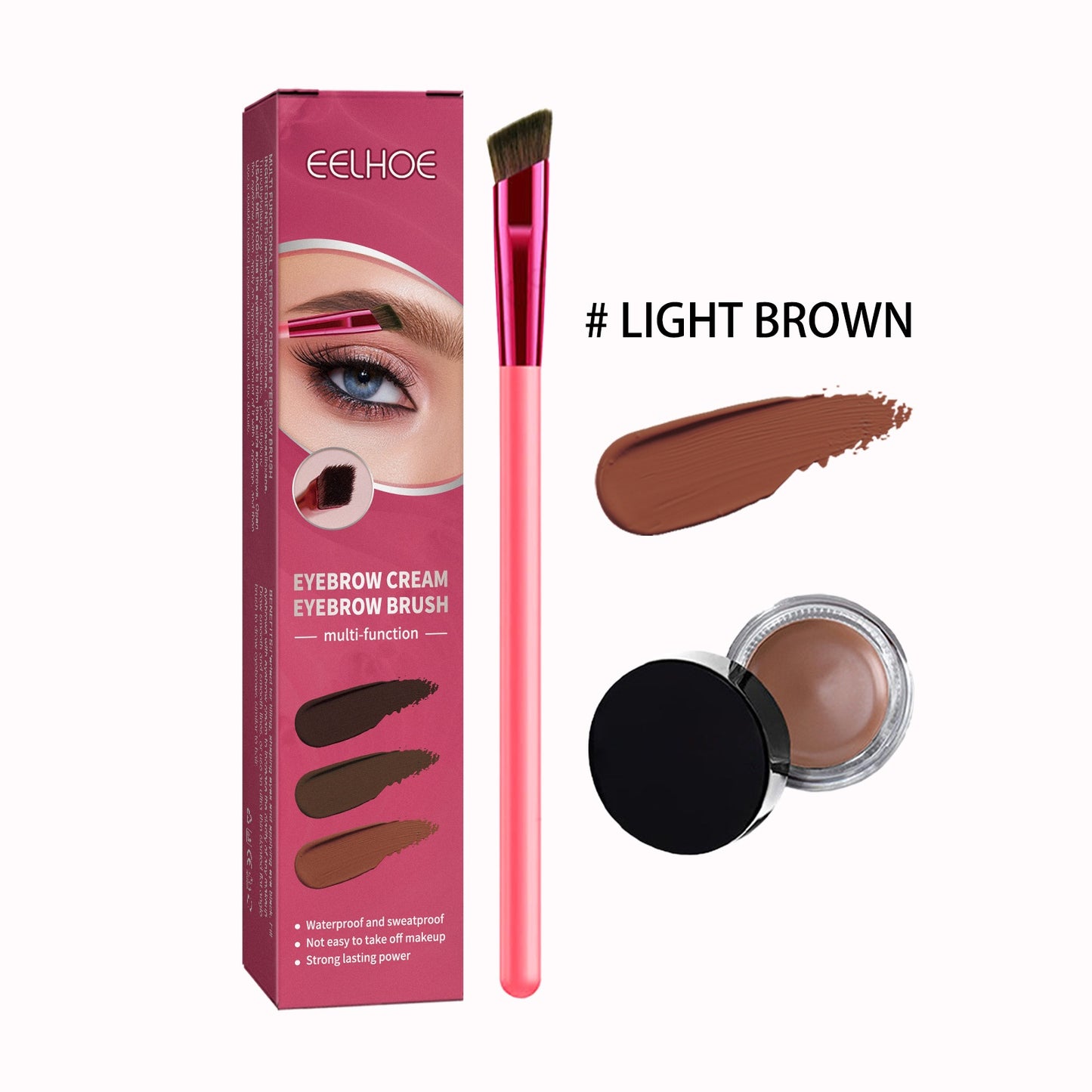 EELHOE Multi-functional Eyebrow Brush Set For Filling