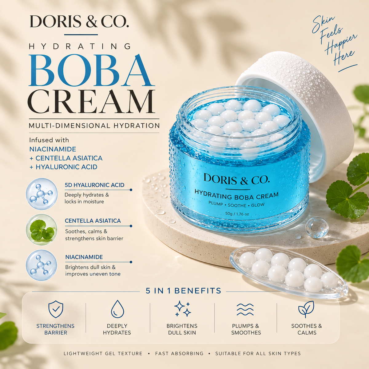 Hydrating Boba Moisturizer 5D Hyaluronic Acid
