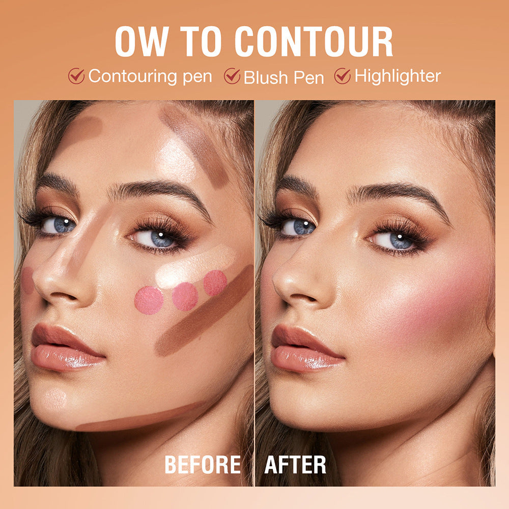Air Cushion Repair Blush Highlight Combination Multi-color Makeup