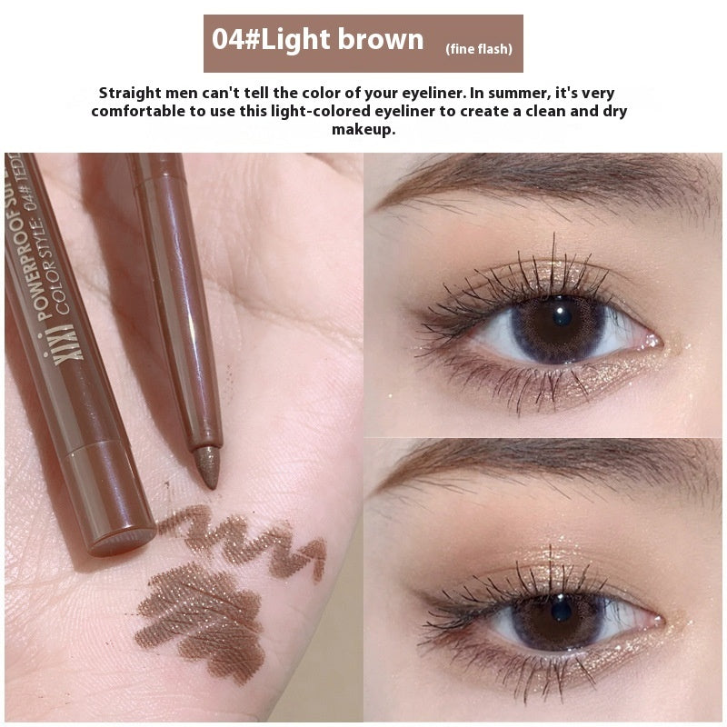 Eyeliner Waterproof And Sweat-proof, Not Easy To Makeup