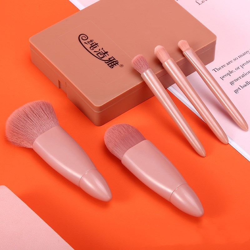 5Pcs Makeup Brushes Tool Set Cosmetic