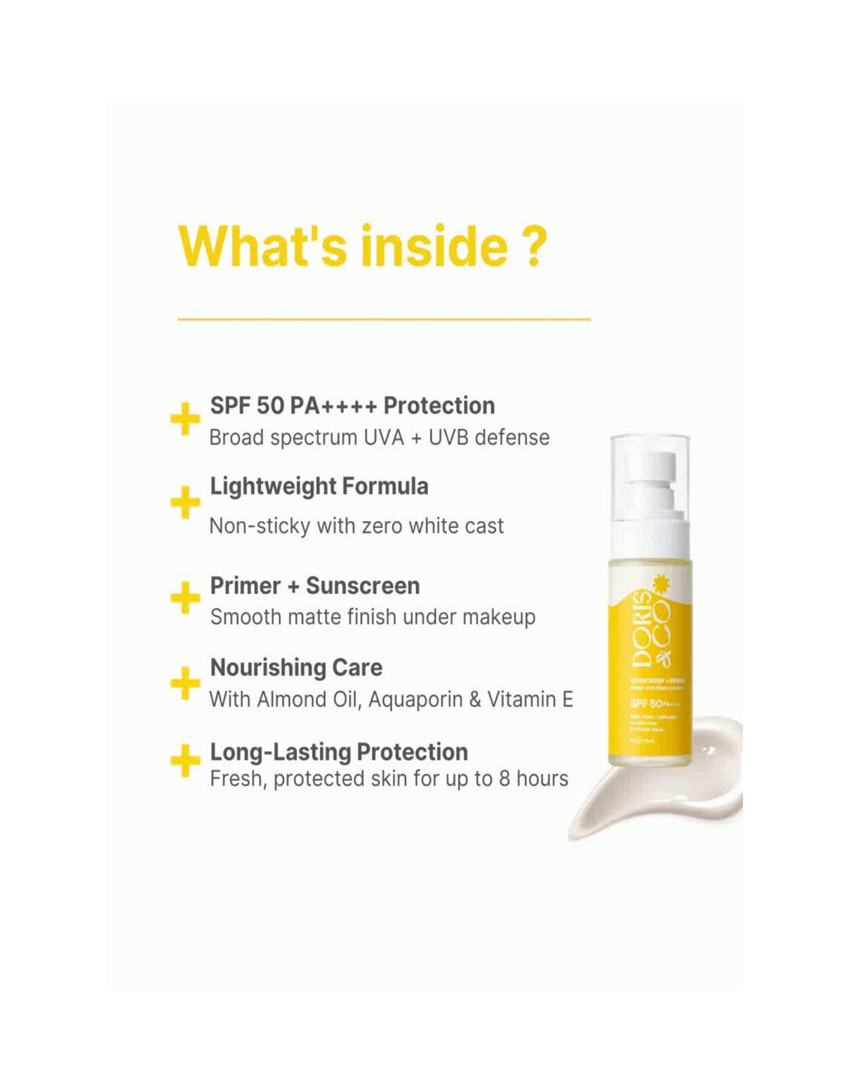 DORIS & CO. Sunscreen Primer SPF 50 PA++++