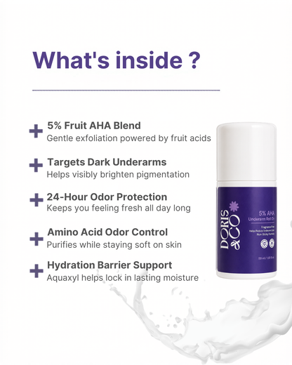 DORIS & CO. 5% AHA BHA Underarm Roll-On