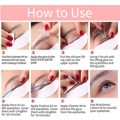 Lash Lift Kit Lash Lifiting Eyelash Perming Kit Lash Curling Enhancer Eyes Makeup Tools