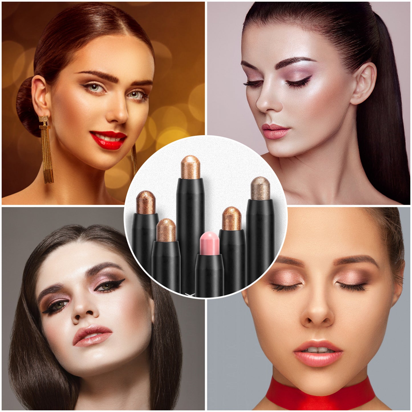 Waterproof Eye Shadow Stick Eye Makeup Color Pearlescent Pen