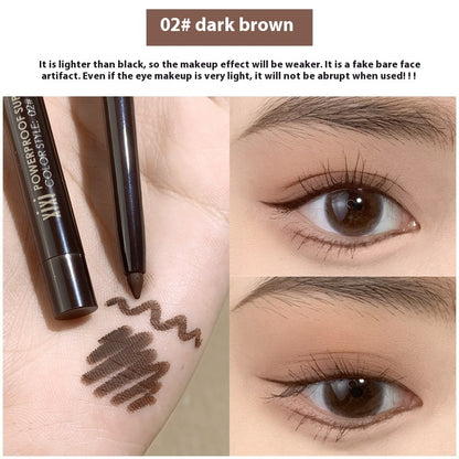 Eyeliner Waterproof And Sweat-proof, Not Easy To Makeup