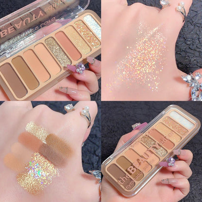 Nine-color Daily Makeup Cement Eye Shadow Plate