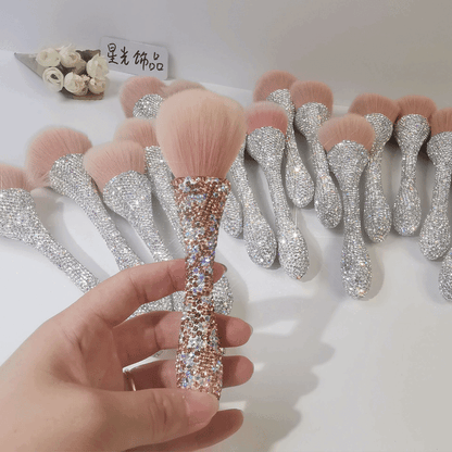 Diamond-encrusted Mini Small Waist Makeup Brush Single Beauty Tool