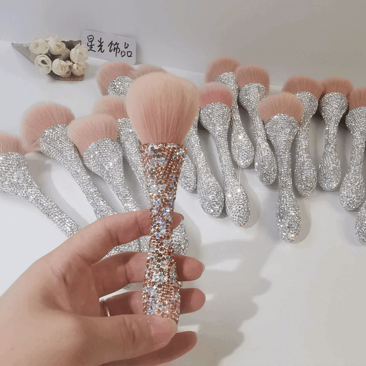 Diamond-encrusted Mini Small Waist Makeup Brush Single Beauty Tool